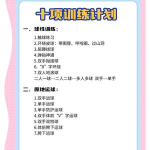 小学篮球训练计划缺点与不足之处
